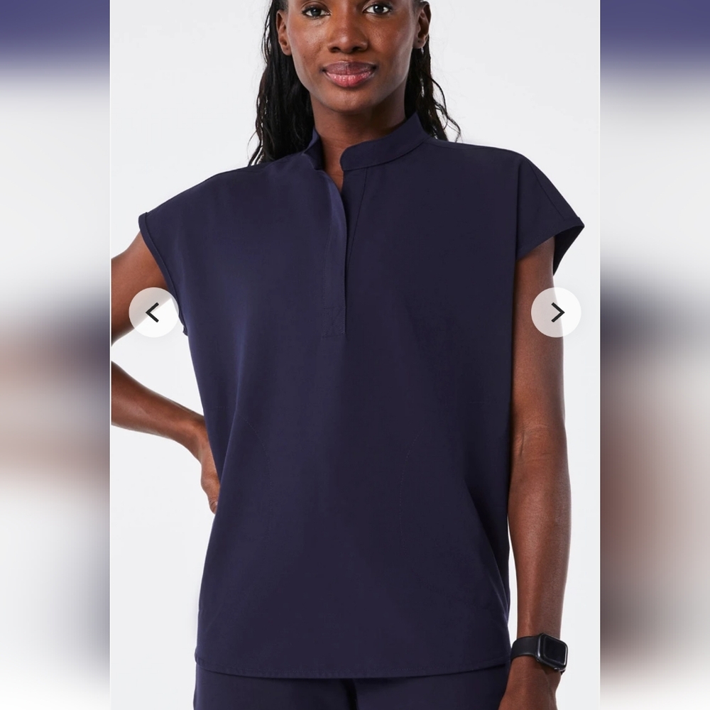 Figs Deep Blue Women's Blouse